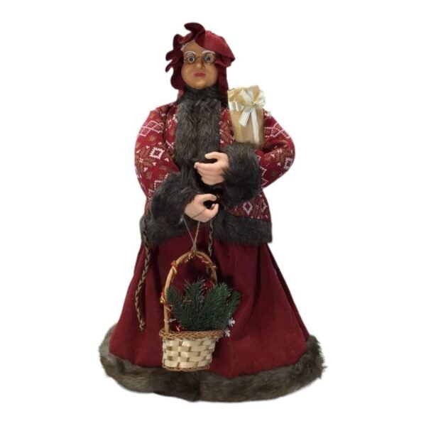 Mrs. Claus en rojo