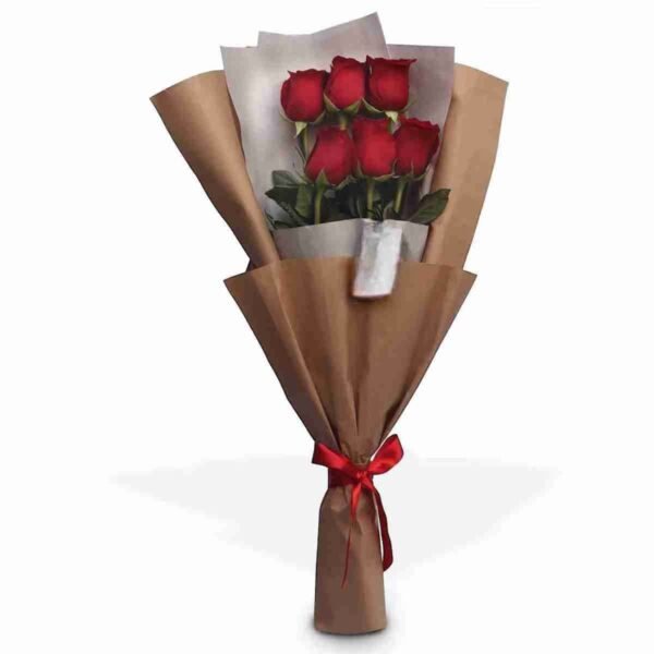 #135 Ramo de 6 rosas
