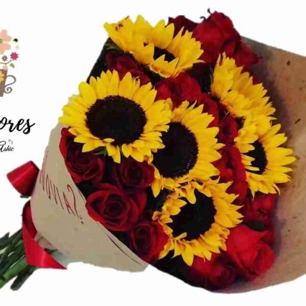 #31 Ramo de Girasoles y Rosas